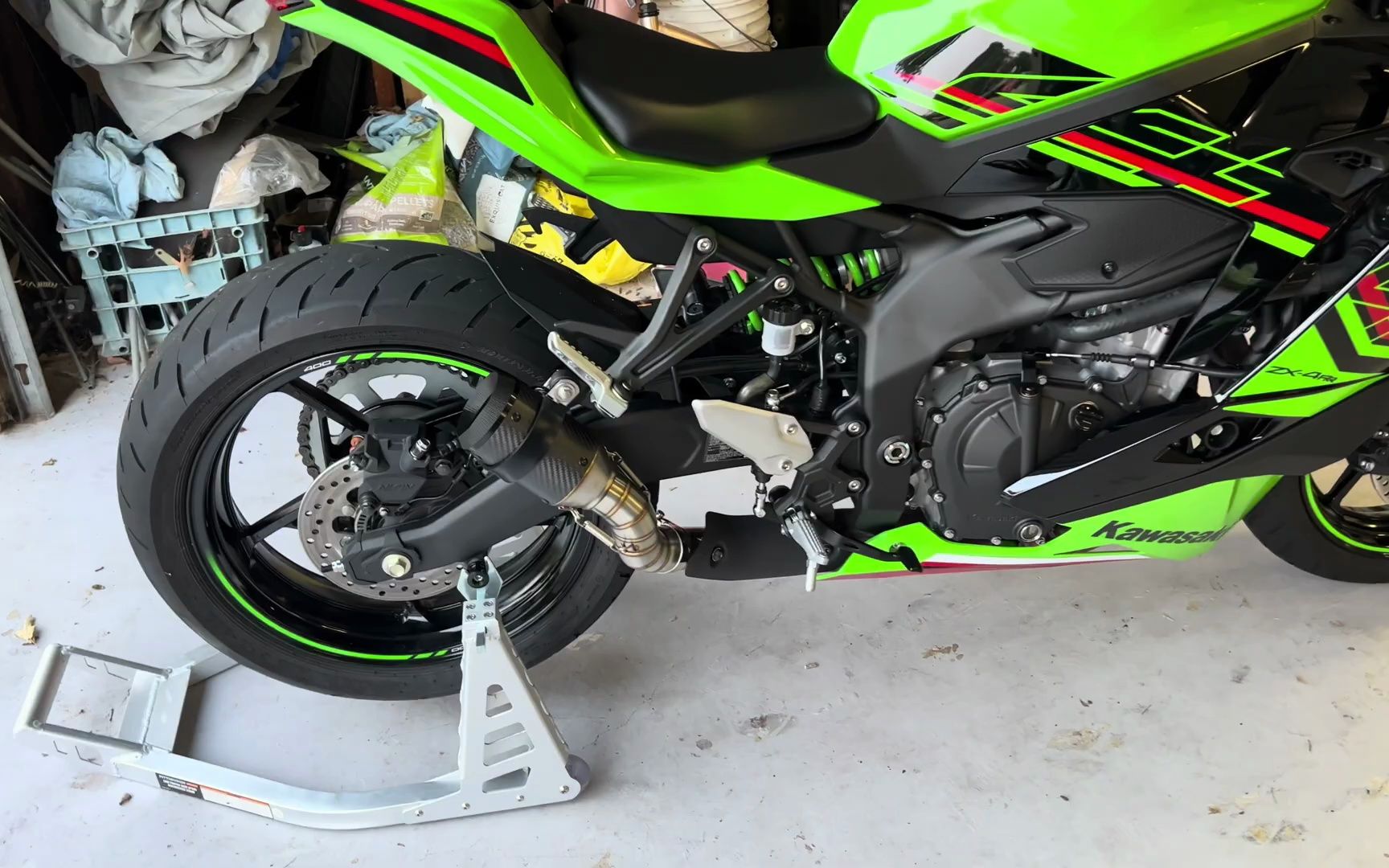 川崎 zx-4rr 改装排气走街声浪