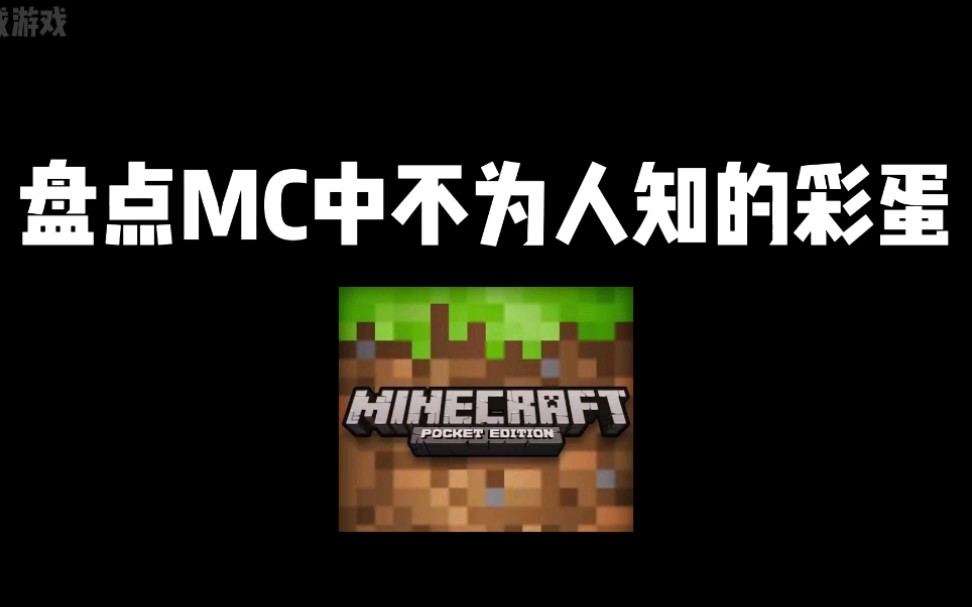 我的世界:盘点MC中不为人知的彩蛋我的世界