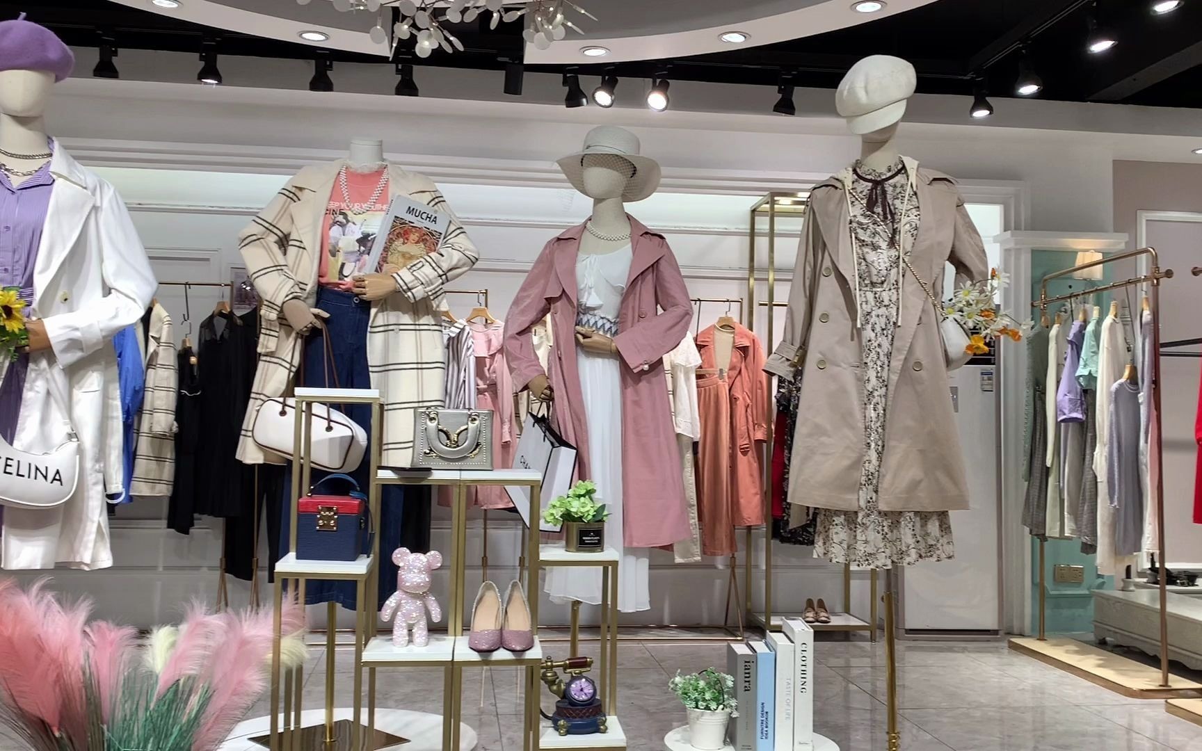 佳人苑61jry21年冬季连衣裙专柜撤柜女装品牌尾货