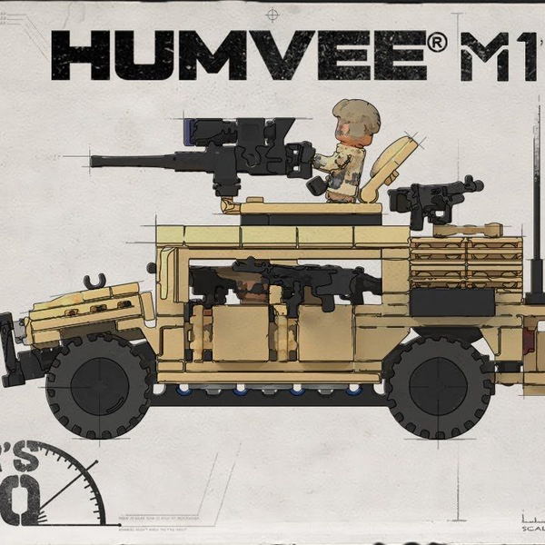 Brickmania TV】Humvee® M1165A1 - Special Operations Edition