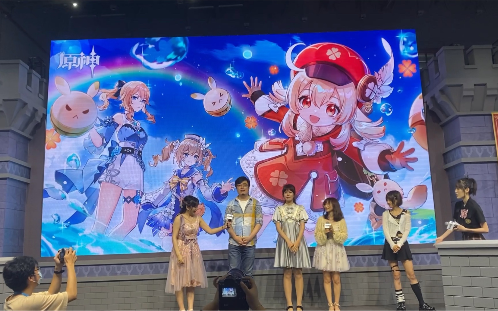 bw2021 《原神》展台 7.10 钟离cv彭导 菲谢尔cv马老师 温迪cv喵酱