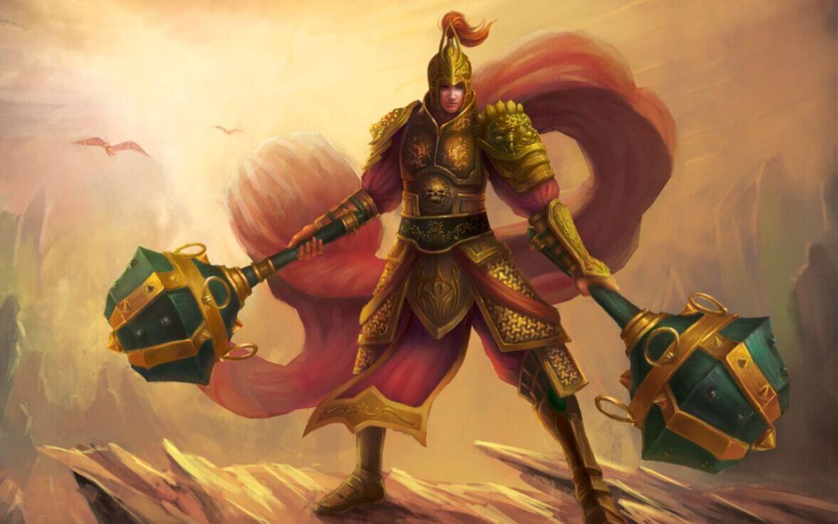 【英魂之刃】【李元霸】腰马合一,力从地起