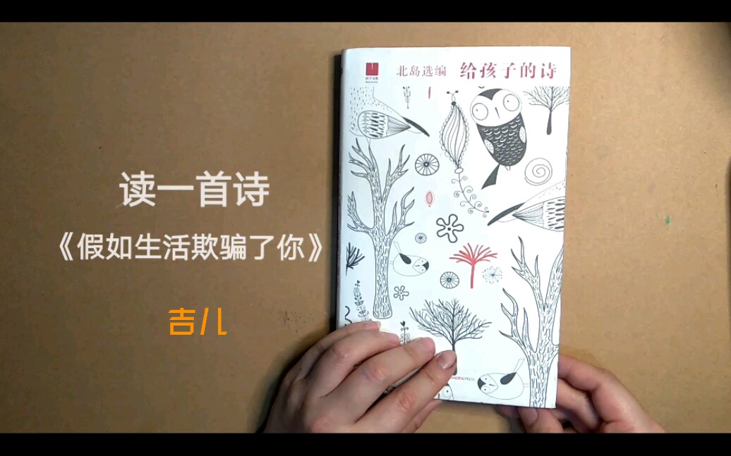 读一首诗《假如生活欺骗了你》