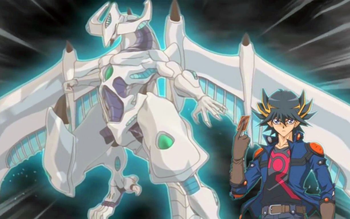 幸运杯篇-不动游星与牛尾哲的骑乘决斗,加速同调召唤流星龙!