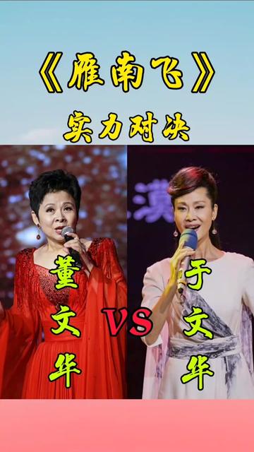 当于文华和董文华同唱《雁南飞》你更喜欢谁的演唱?