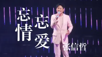 Descargar video: 【高清】张信哲-忘情忘爱 （兰州站）未来式终极版演唱会