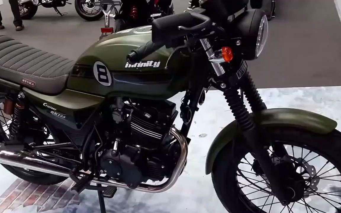 【摩托车】ryuka infinity 巡洋舰 rk 125cc 哑光绿色_哔哩哔哩_bili