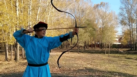 92磅开元弓近距离听个声