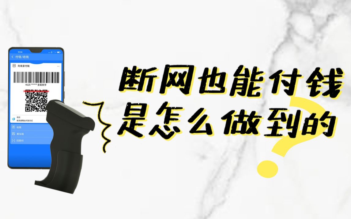 【温 知 识 点】断网了怎么用支付宝付钱?哔哩哔哩bilibili