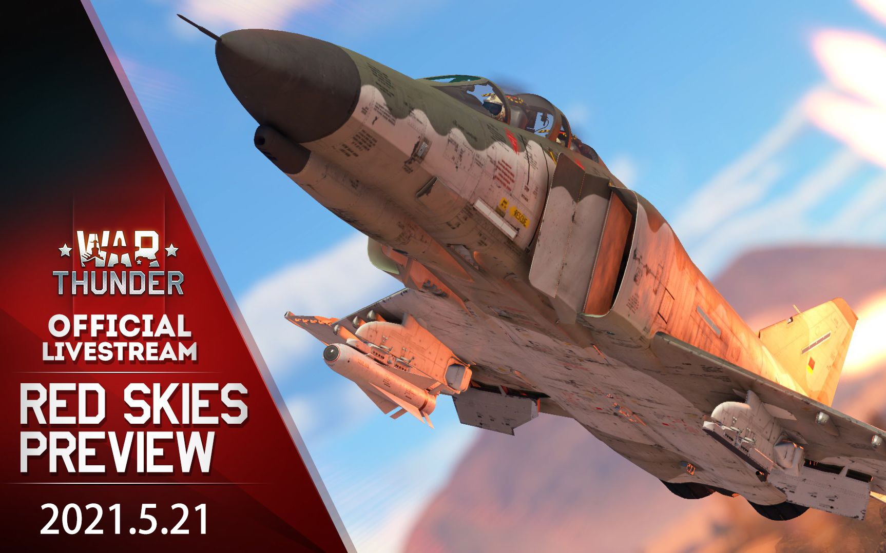 WarThunder|战争雷霆  (英语)'RED SKIES'更新预览21年5月21日直播录像哔哩哔哩bilibili