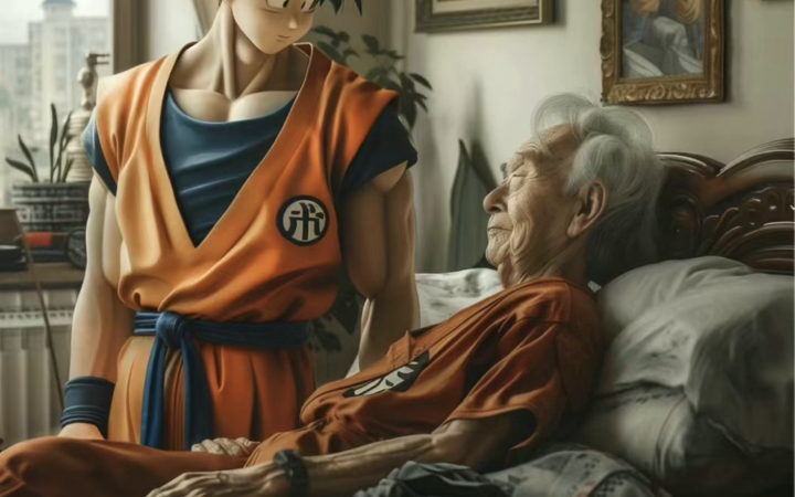 龙珠:那巴,孙悟空等人送别乌山明先生!希望老师在界王星快乐绘画