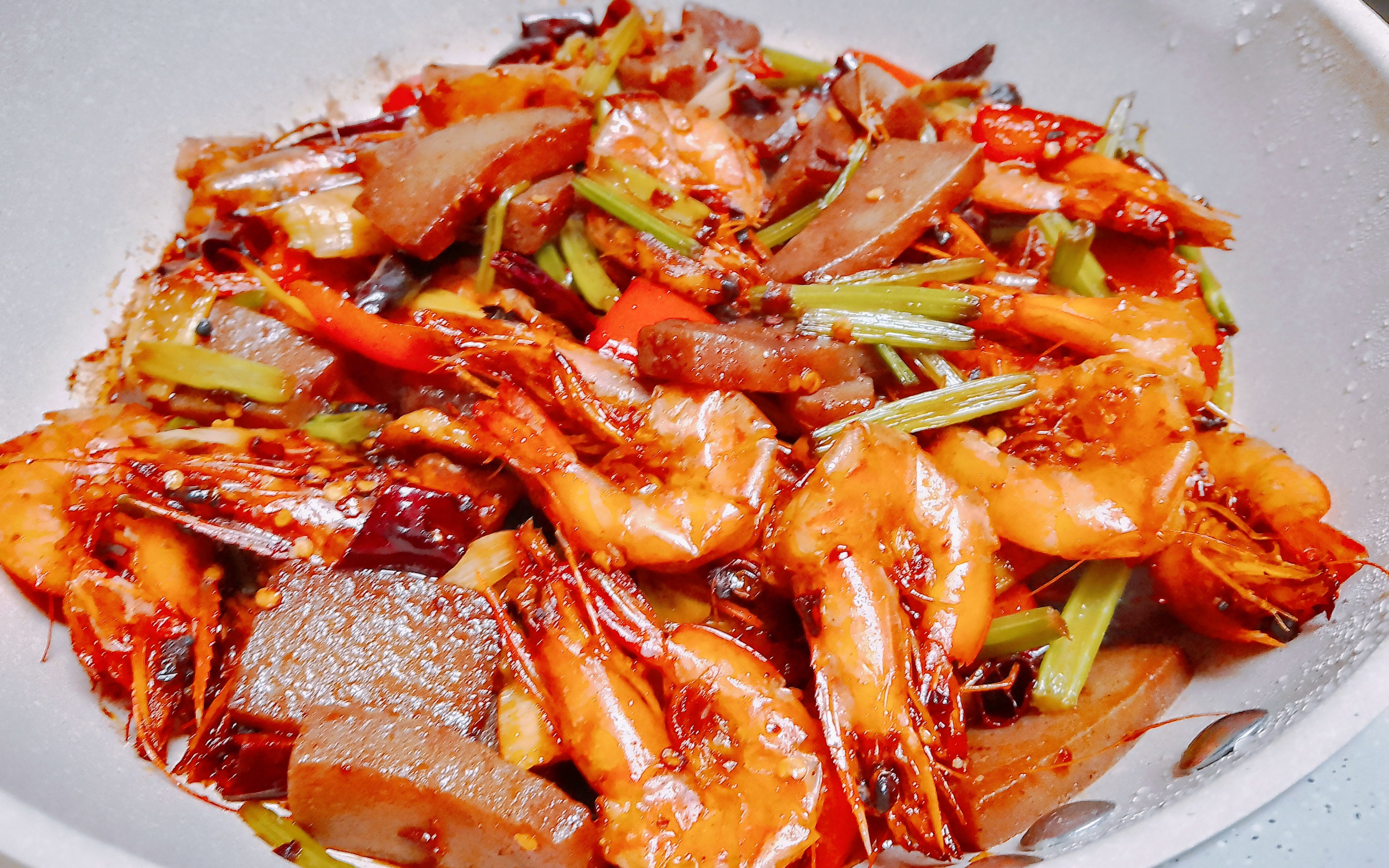 香辣虾 美食制作 光头蟹 干锅虾 好吃的海鲜 家常菜 美食制作