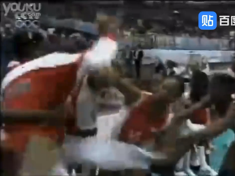 2008年女排大奖赛总决赛,赛后卡尔德隆扇拉米雷斯的耳光