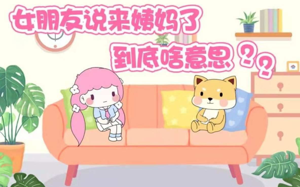 【动画|科普】女生说来月事到底隐含什么意思???哔哩哔哩bilibili