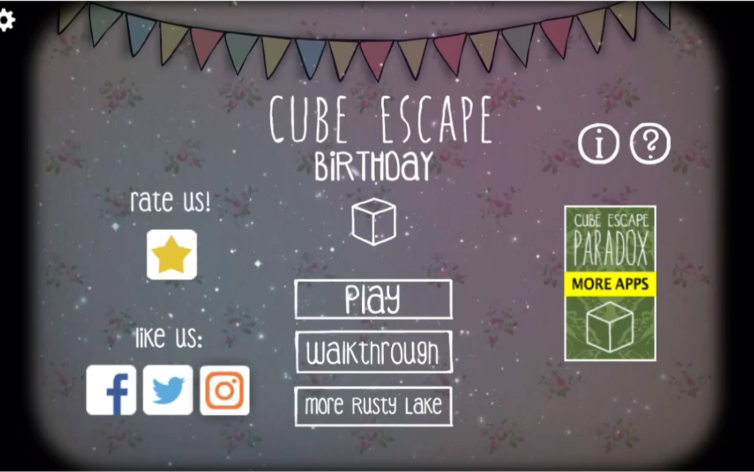 [图]cube escape-birthday（方块逃离-生日）通关攻略