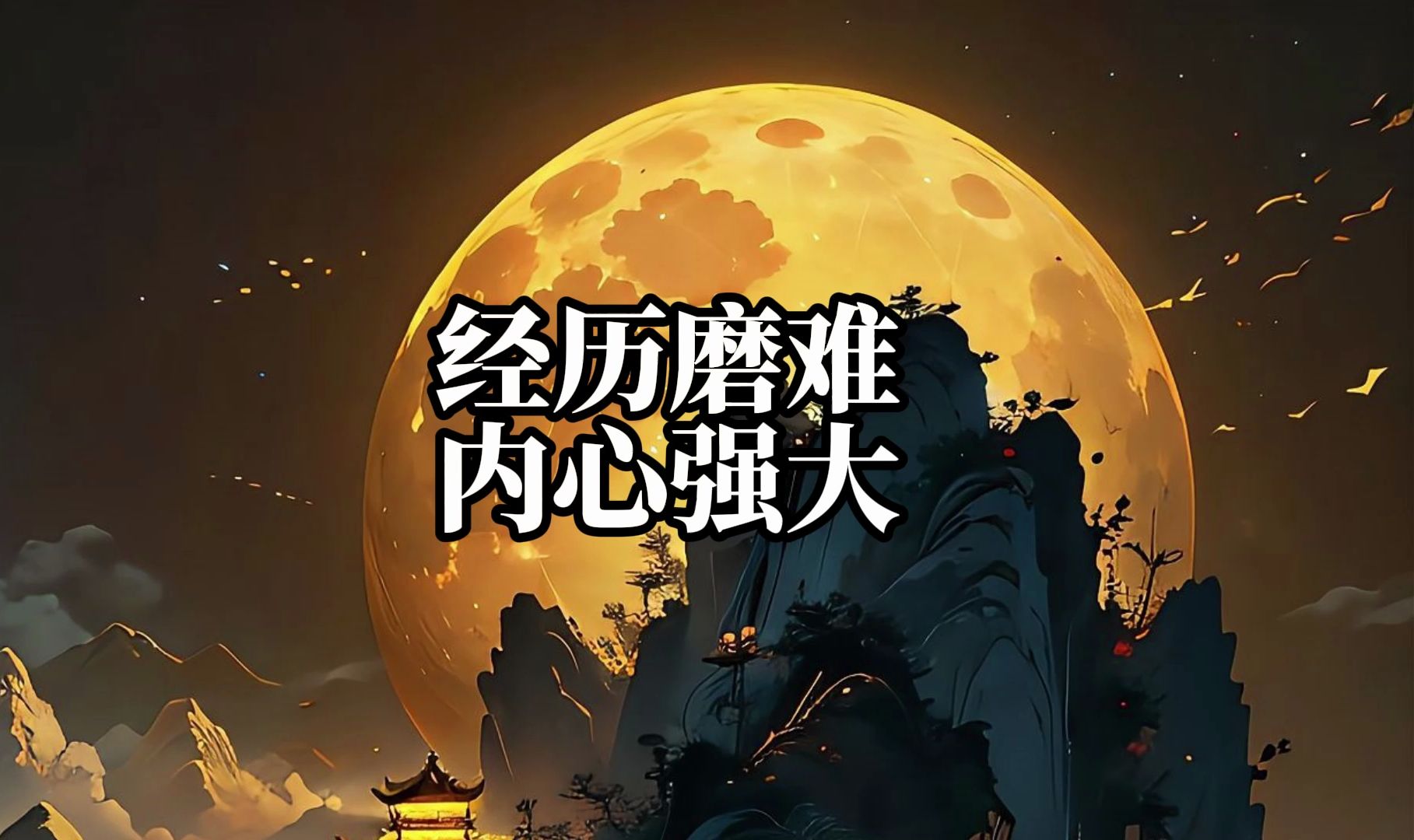 经历磨难 内心强大