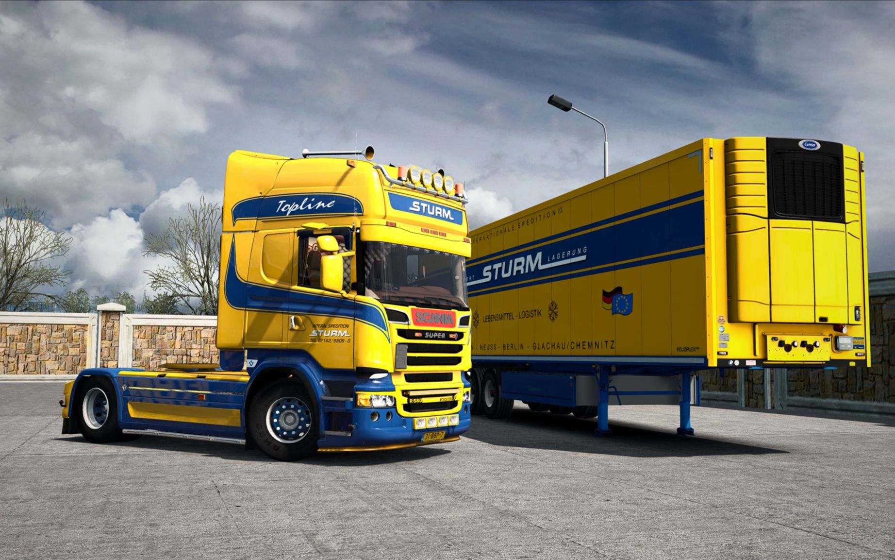 欧卡2mod付费车头弗雷德斯堪尼亚fredscania138140