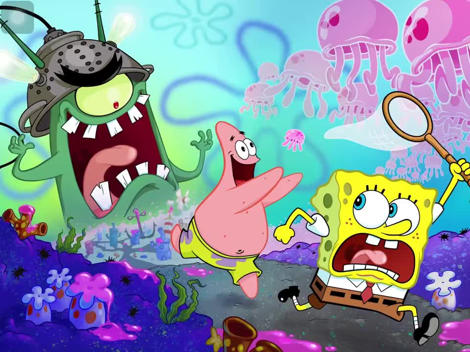 海绵宝宝大冒险SpongeBobadventures海绵宝宝迷千万不能错过的经营模式游戏,一起和海绵宝宝派大星,种菜做汉堡哔哩哔哩bilibili