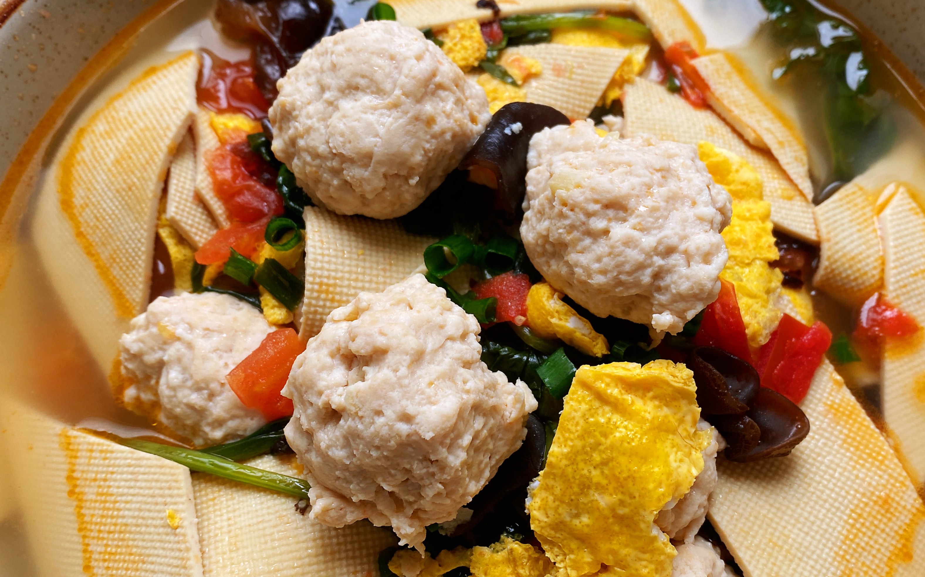 【真·刷脂系列】纯手工酸汤鸡肉丸,手打27892刀!夏日减肥必备!