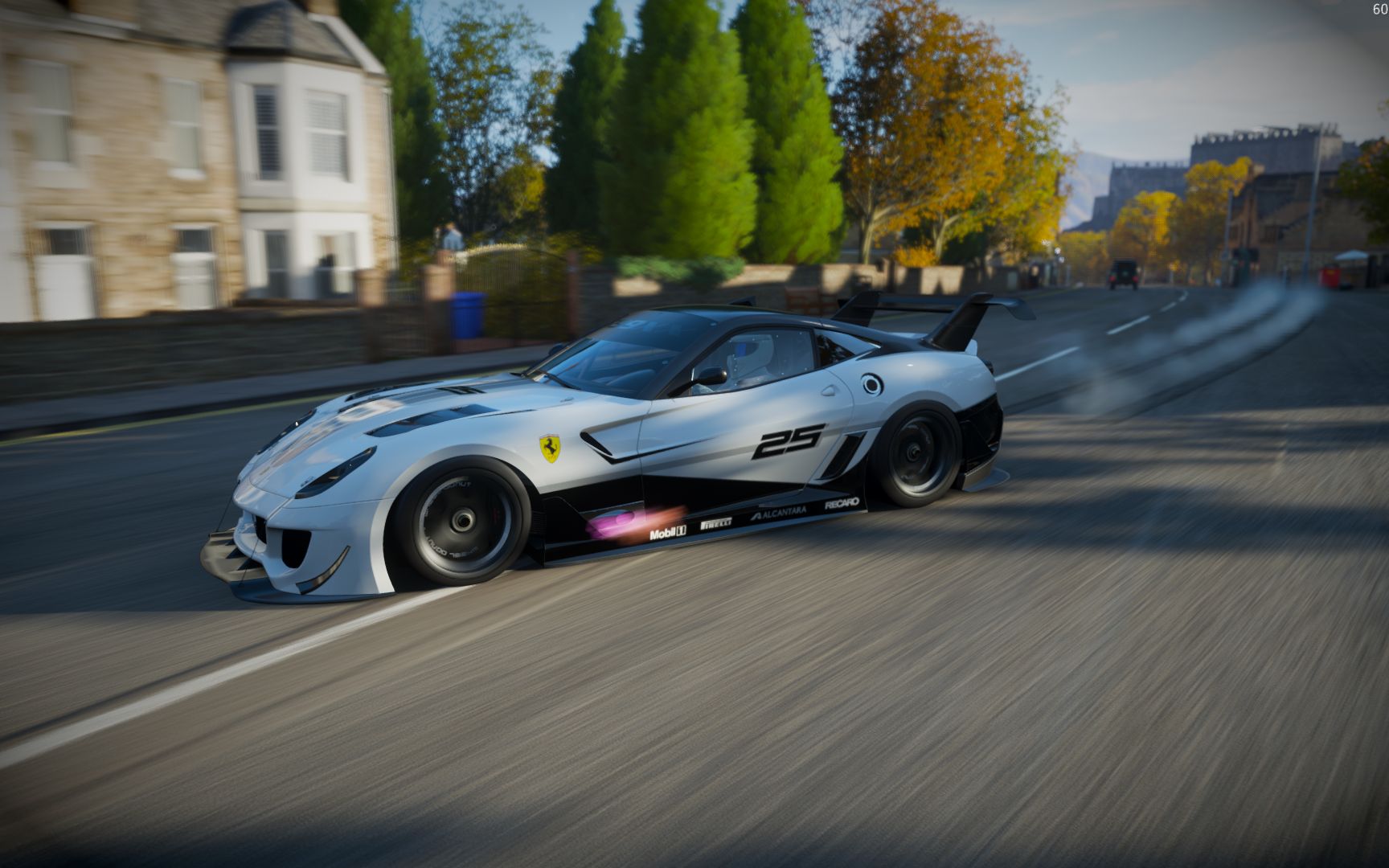 极限竞速地平线4 歌利亚环岛6分56秒 法拉利599xx e(x级)