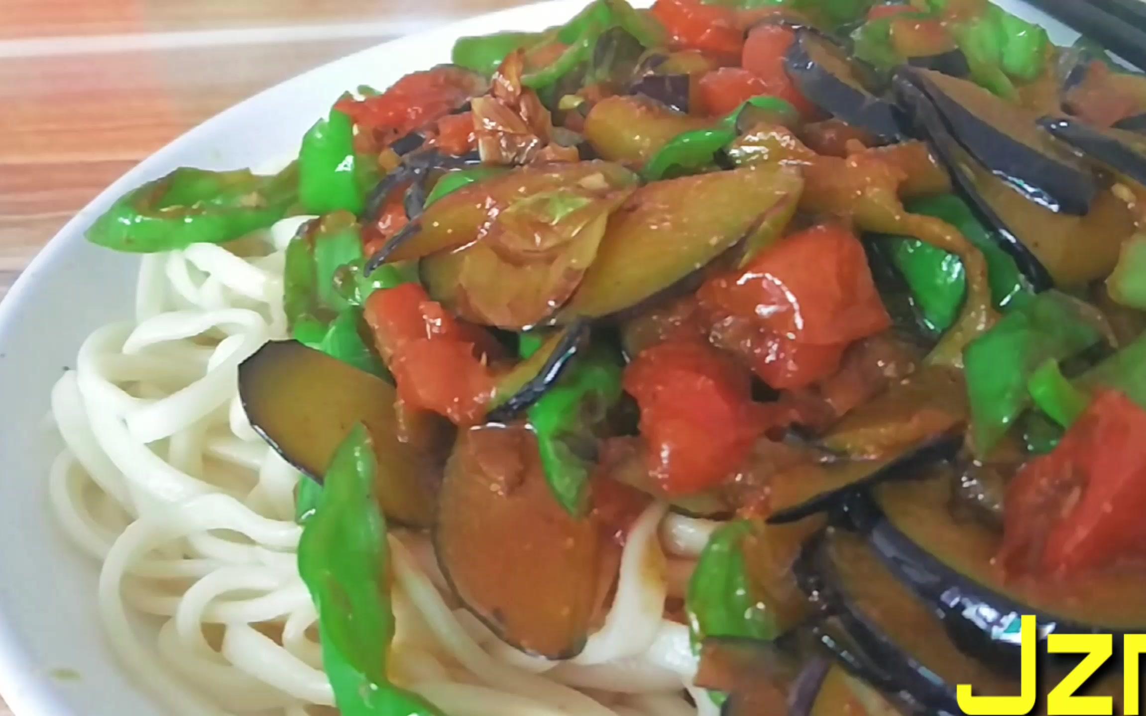 兰州特色的美食——茄辣西盖面