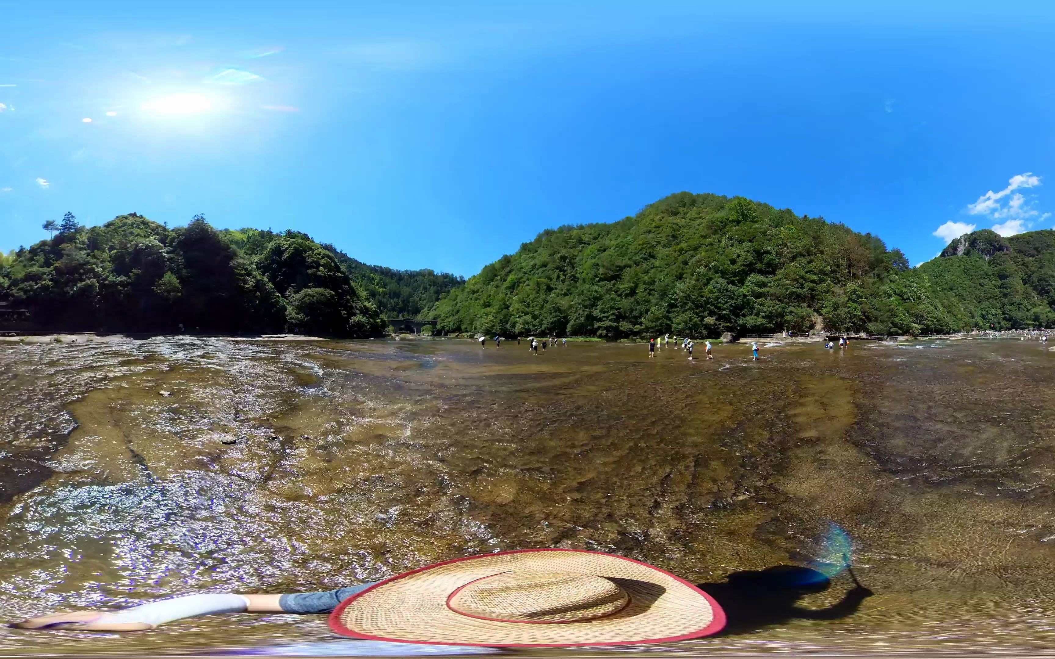 宁德白水洋景区,全景拍摄,360度原声,感受大自然的美丽,全部是山泉水