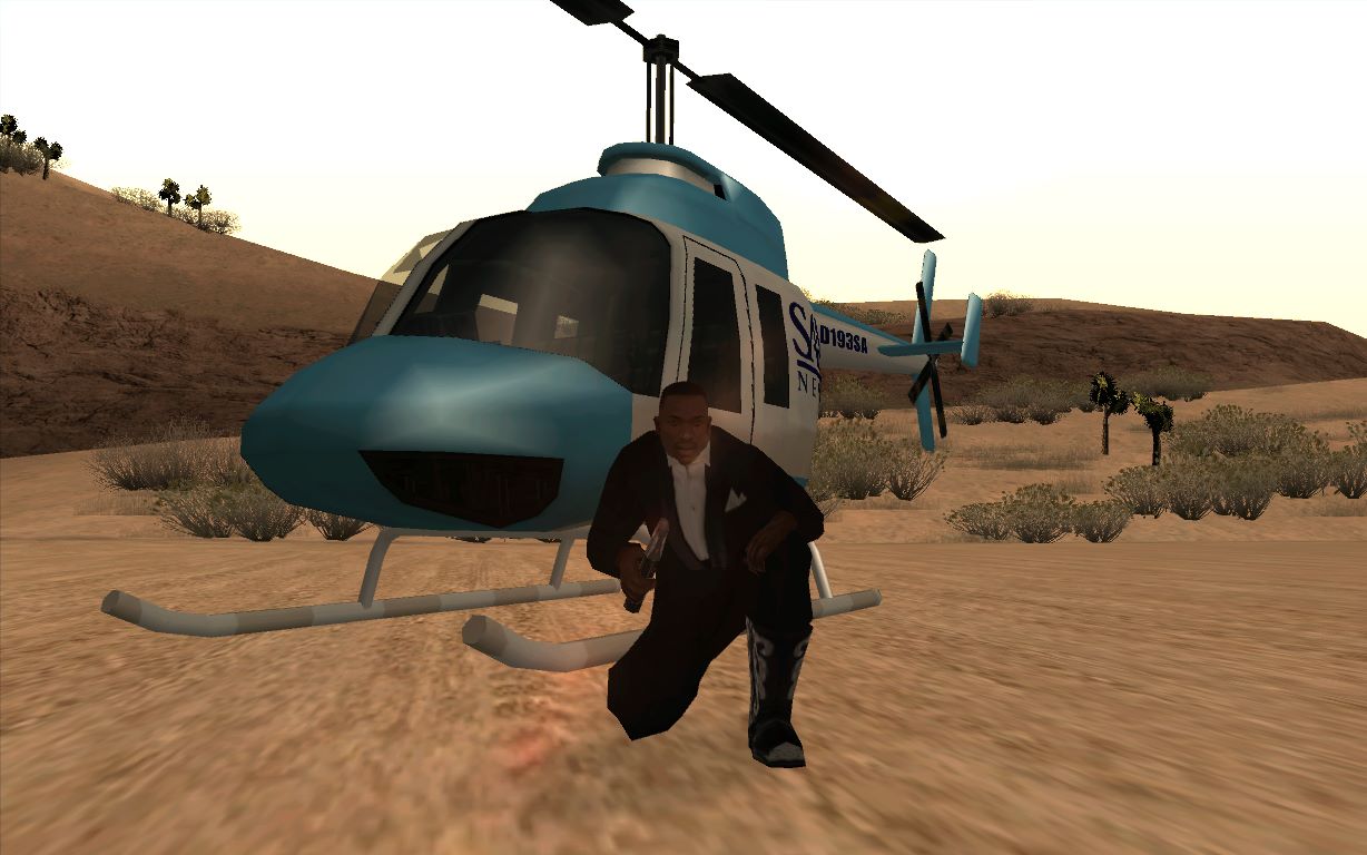 【悠哉·gtasa】第一人称san新闻直升机挑战