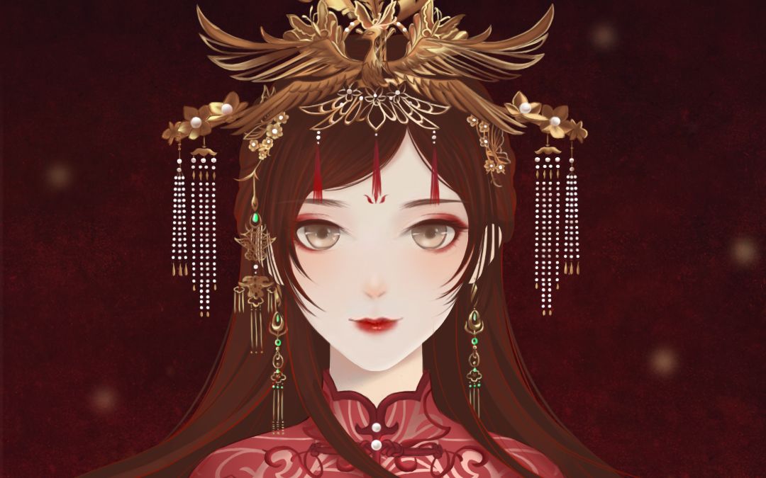 【闪暖同人绘画过程】嫁衣&彼岸花