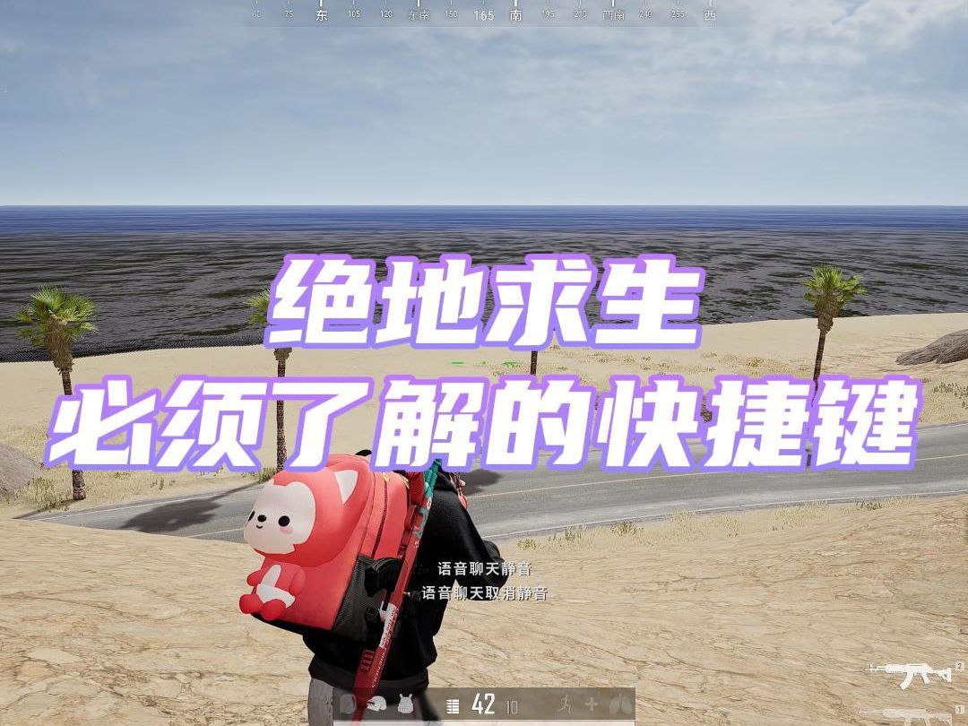 PUBG这些快捷键,你必须得知道,实战有妙用PUBG技巧