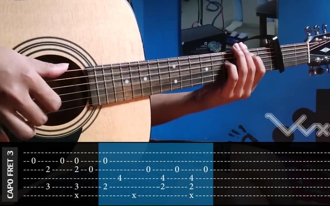 camila cabello - havana -超简单吉他指弹(附谱)