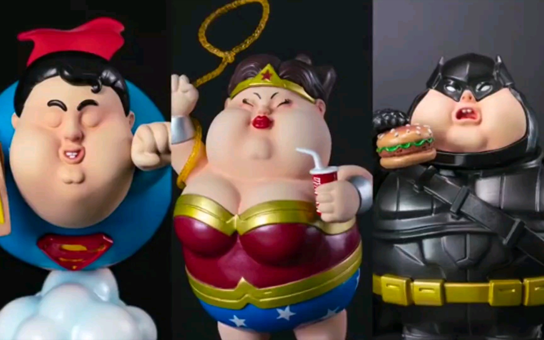 胖胖英雄-超人蝙蝠侠神奇女侠