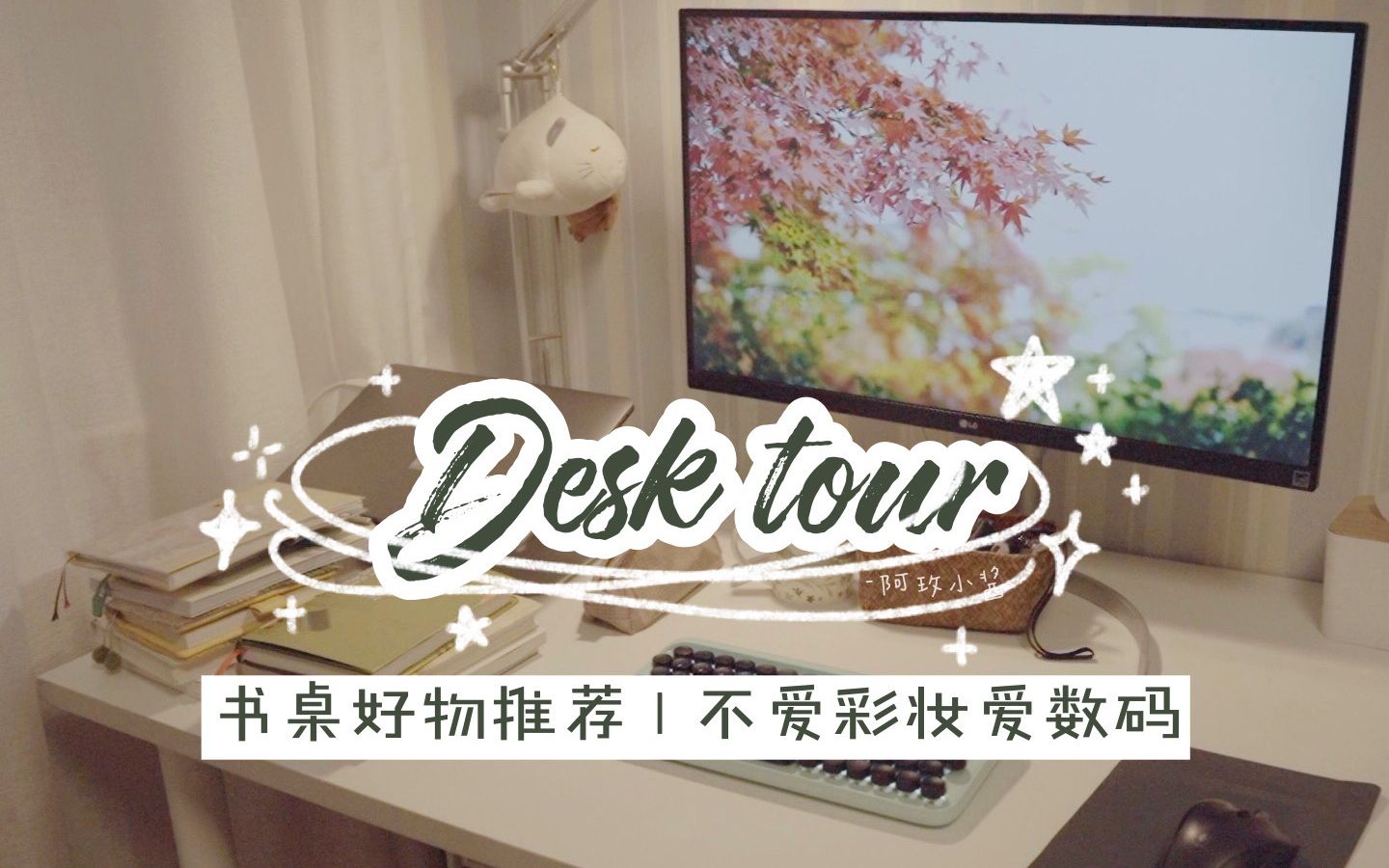 【阿玫】Desk tour | 让你更舒服健康的学习工作书桌好物推荐&收纳 | 不爱彩妆爱数码&一个正在上路的摄影师 | 租房也要好好生活哔哩哔哩bilibili