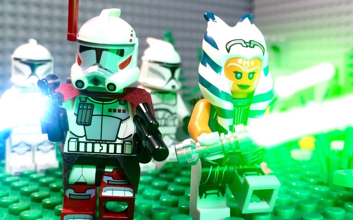 【60帧 定格】锤头与亚苏卡 丝滑流畅 乐高星球大战 定格动画 | 自制