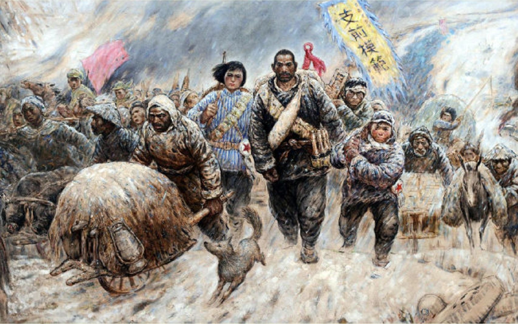 中国油画:红旗漫卷西风(三)