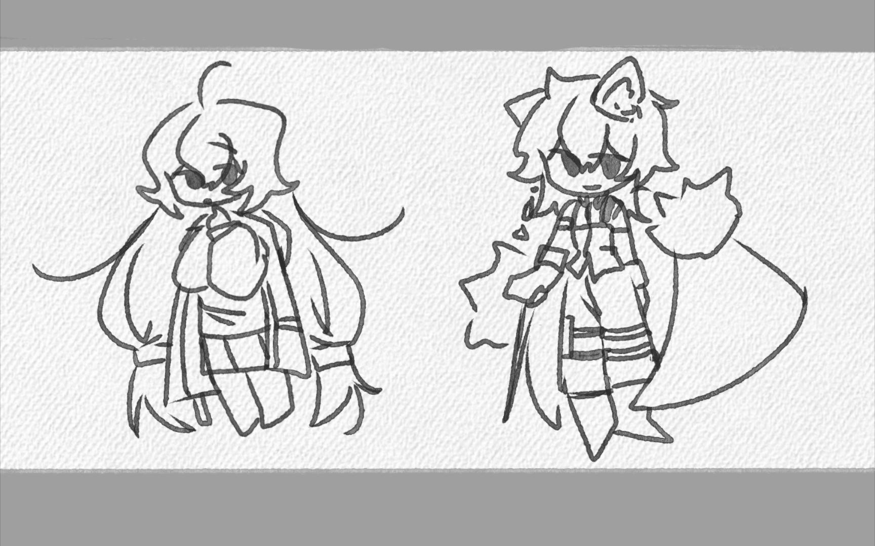 一个《乐意效劳》银灰向手书草稿)博士是私设啊啊)