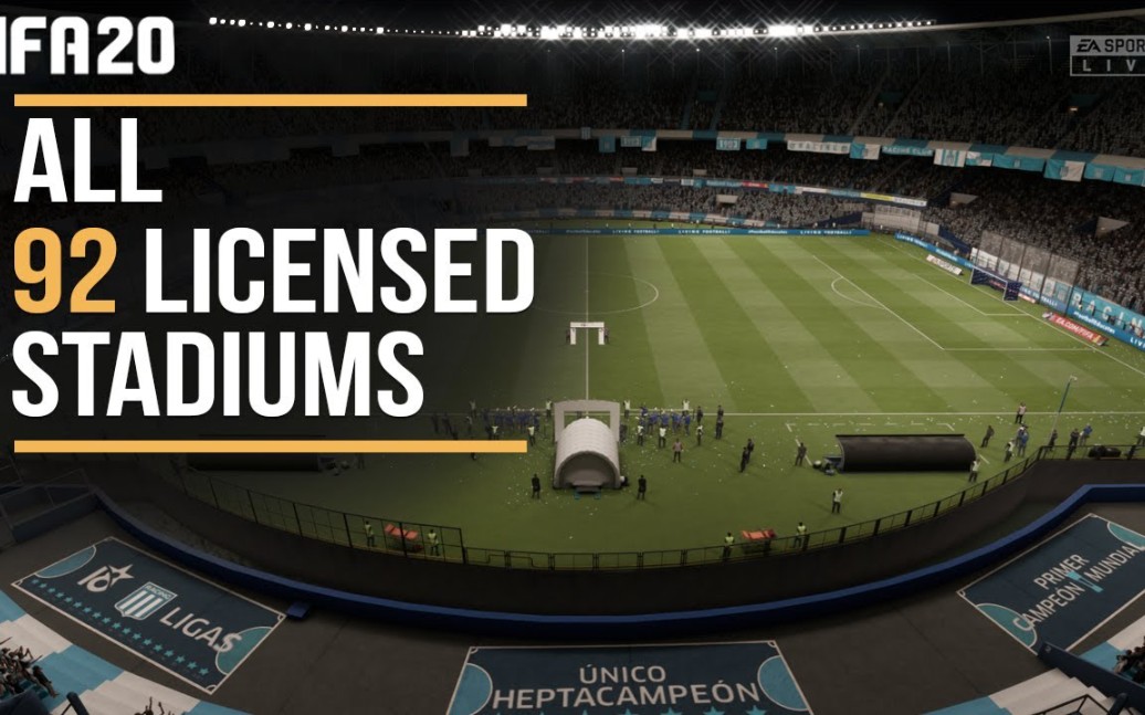 fifa20所有授权的球场一览