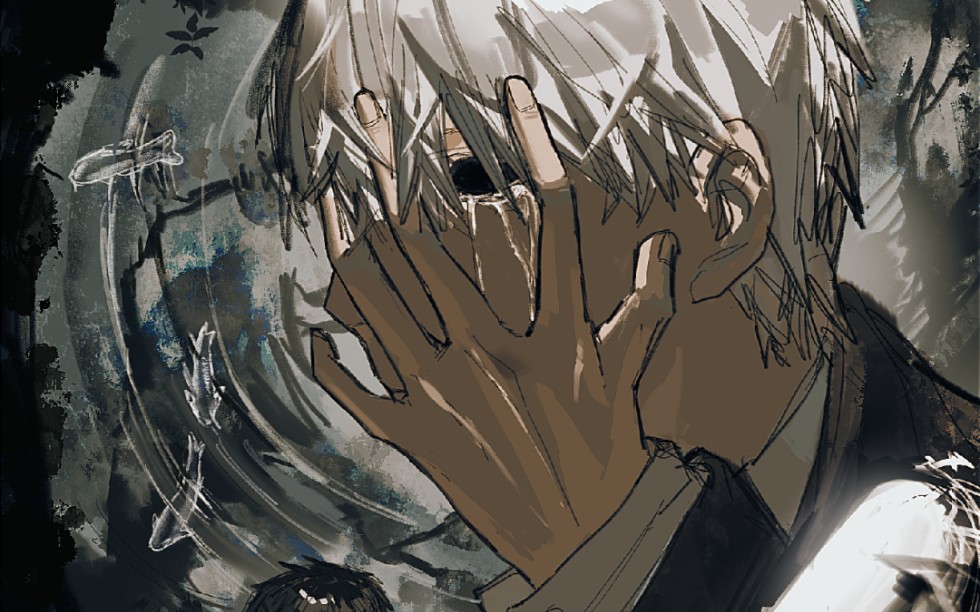 绘画过程/虫师〗常暗