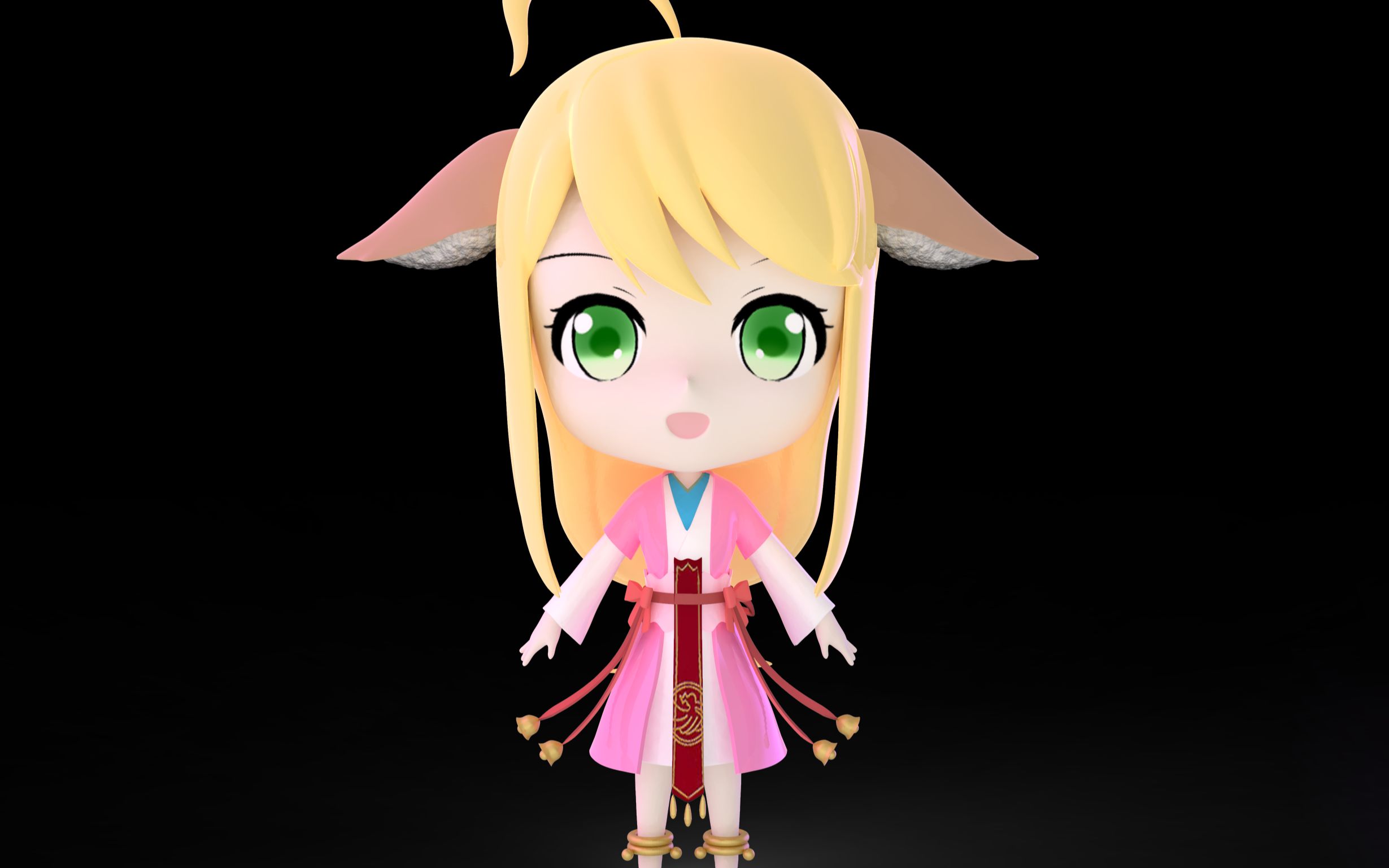 狐妖小红娘涂山苏苏zbrush手办展示