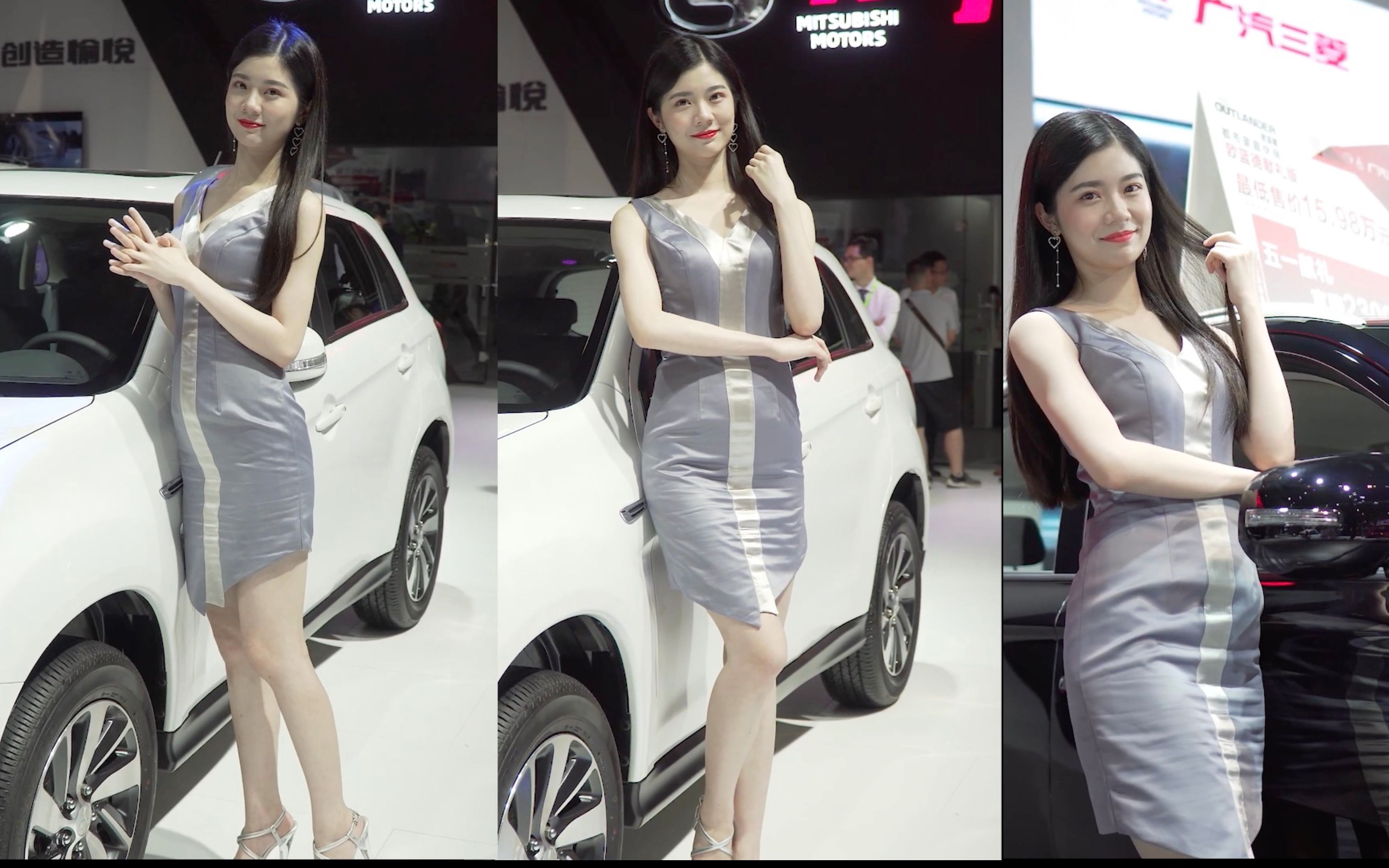 2019广州国际车展三菱汽车车模