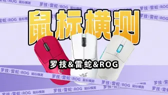 三大顶流鼠标终极横评！狗屁王3 VS 炼狱蝰蛇V3 PRO VS ROG龙鳞ACE，谁才是FPS玩家的梦中情鼠？