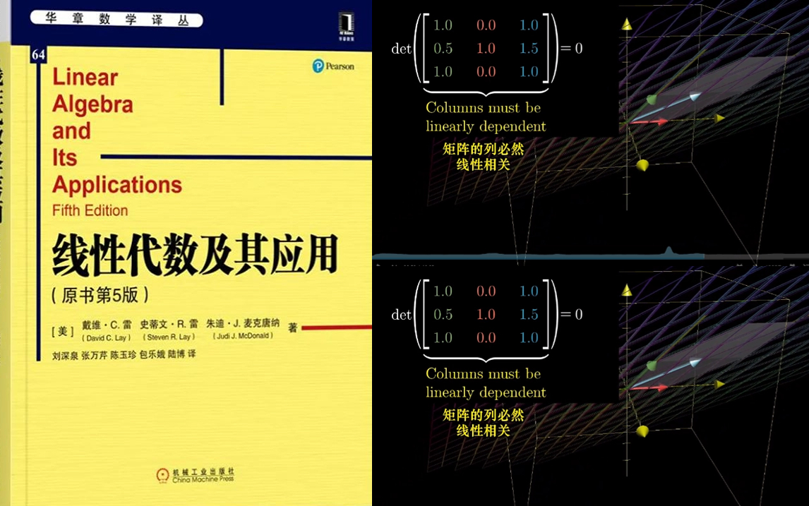 [图]高等数学基础！【线性代数及其应用】一小时带你轻松学透向量！绝对通俗易懂！建议收藏！——（线性代数本质、线性代数基础、微积分、AI）