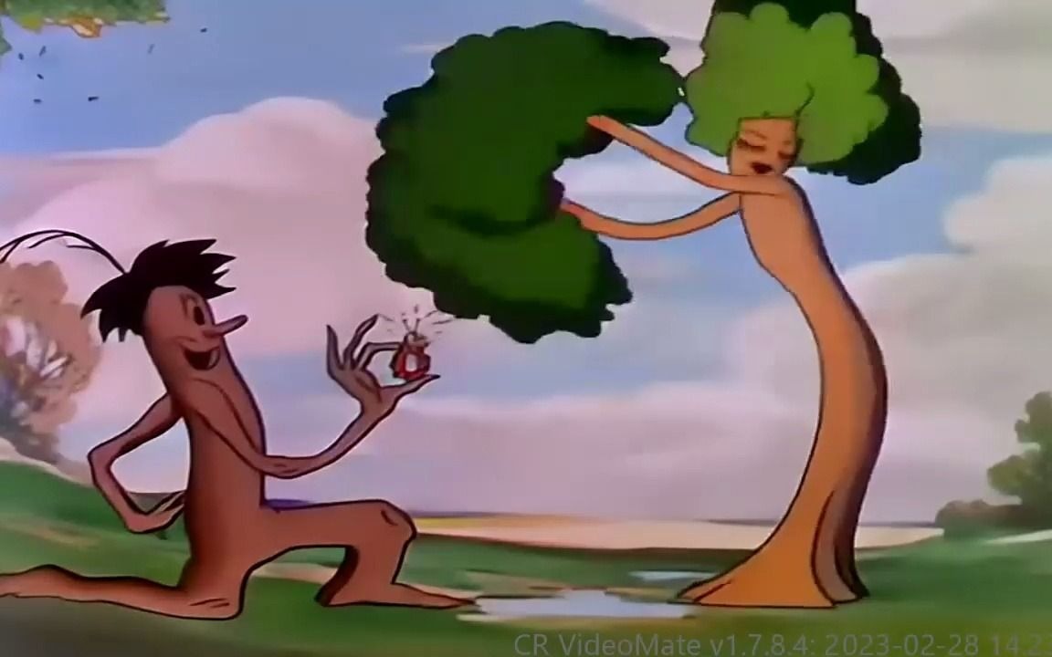 世界上第一部彩色动画,第五届奥斯卡最佳动画短片 《花与树》 #怀旧