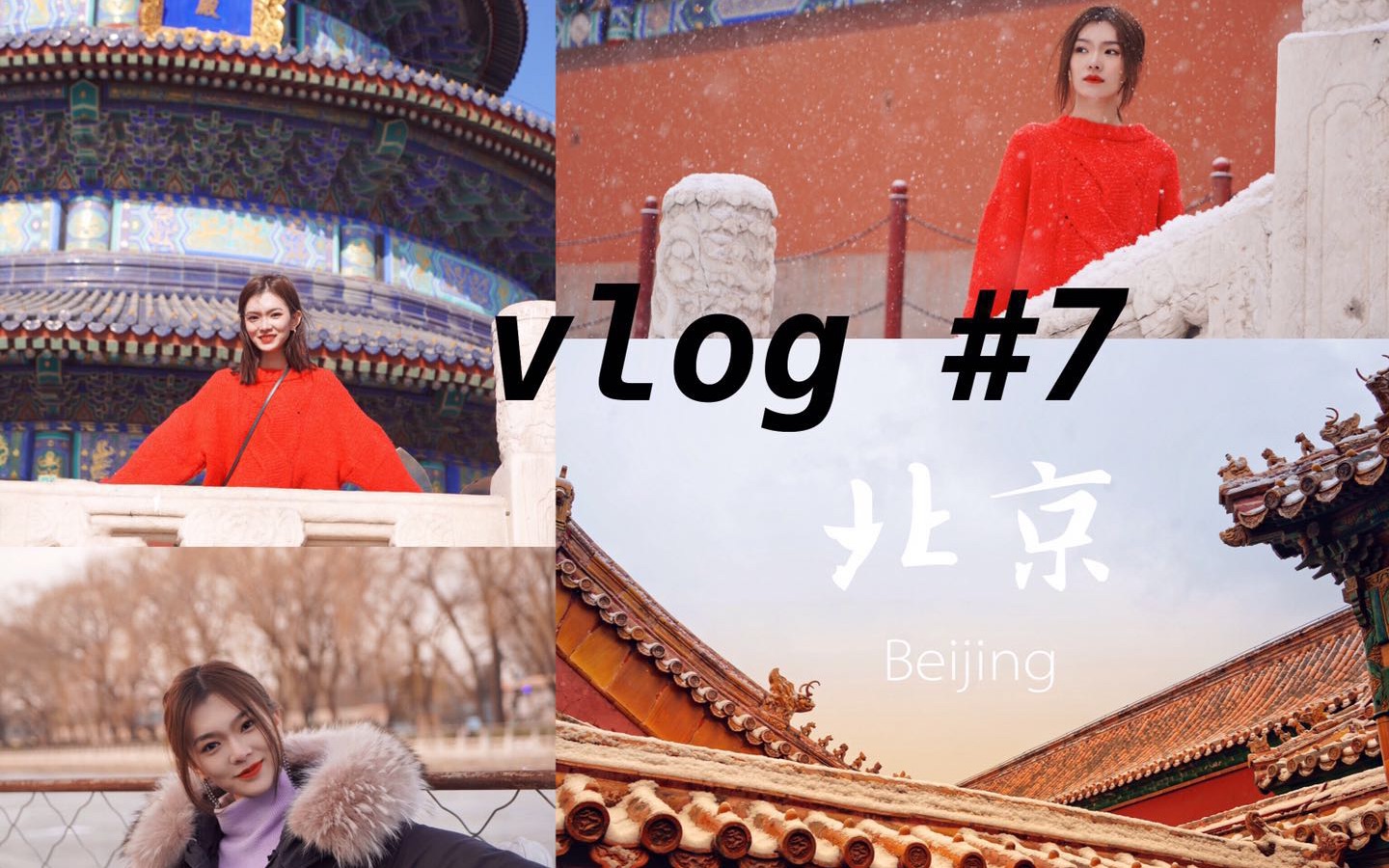 北京vlog|京城游记|北京美食|故宫雪景哔哩哔哩bilibili