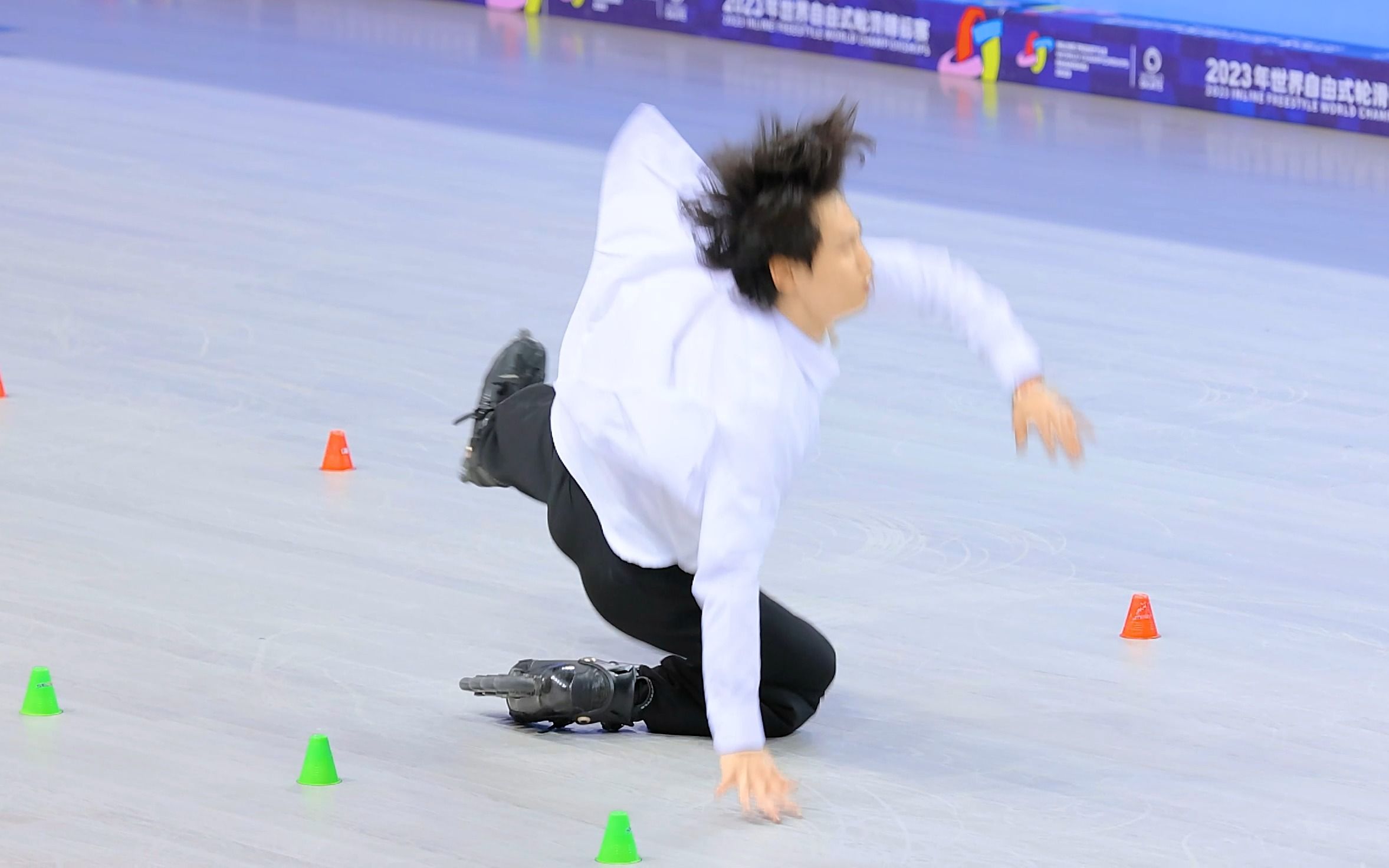 no.6 lee jinsuk 2023世界自由式轮滑锦标赛 花式绕桩 青年男子组