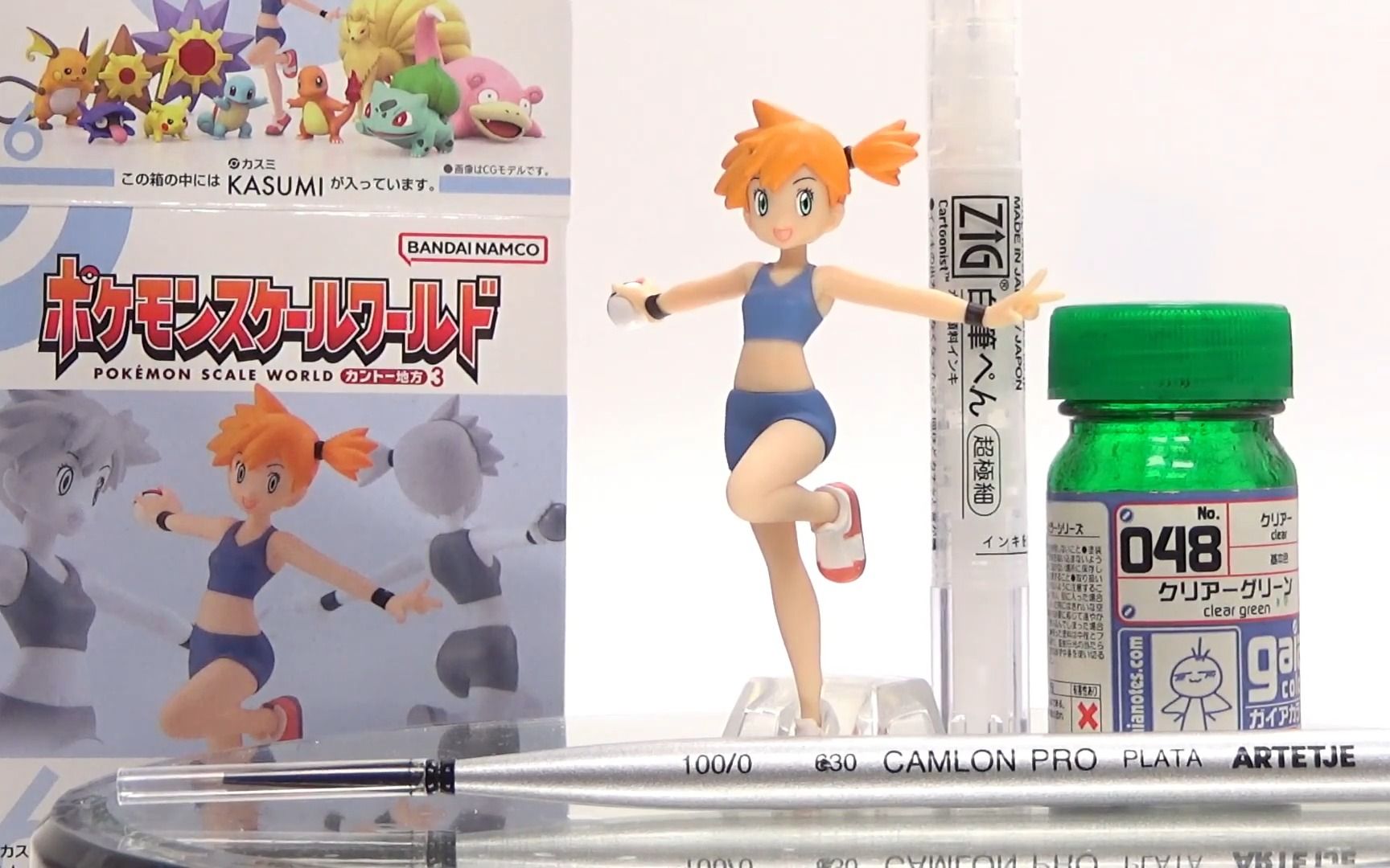 【scale world】国外大佬改进万代宝可梦比例世界小霞