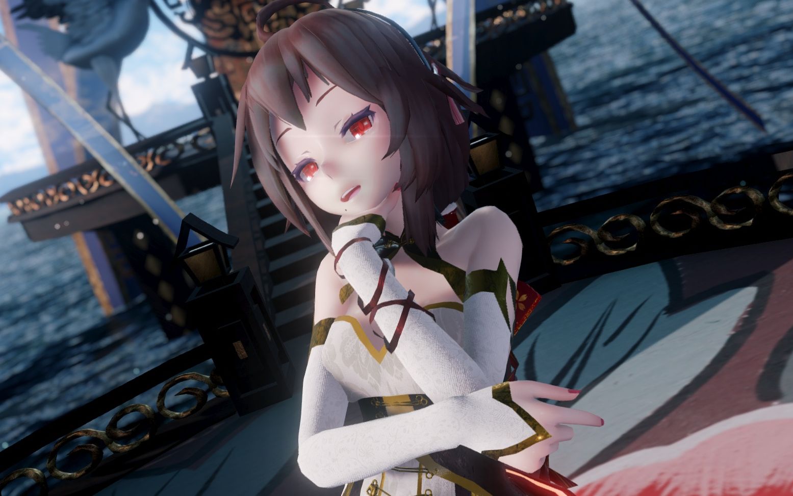 【vc·mmd】战舞【凤凰式旗袍乐正绫】-夜里微寒-mmd3d-哔哩哔哩视频