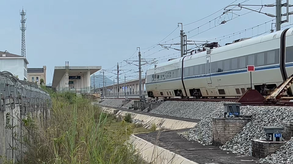【铁道视频】江湛铁路c6998次列车进开平南站