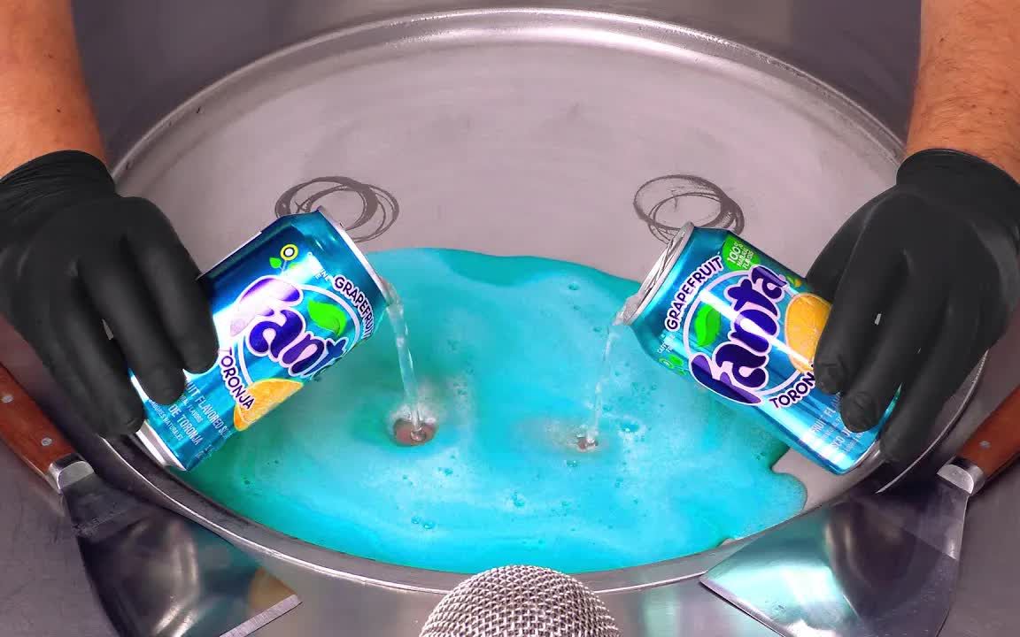 30°冰冻芬达会怎样?饮料里的co2会液化吗?