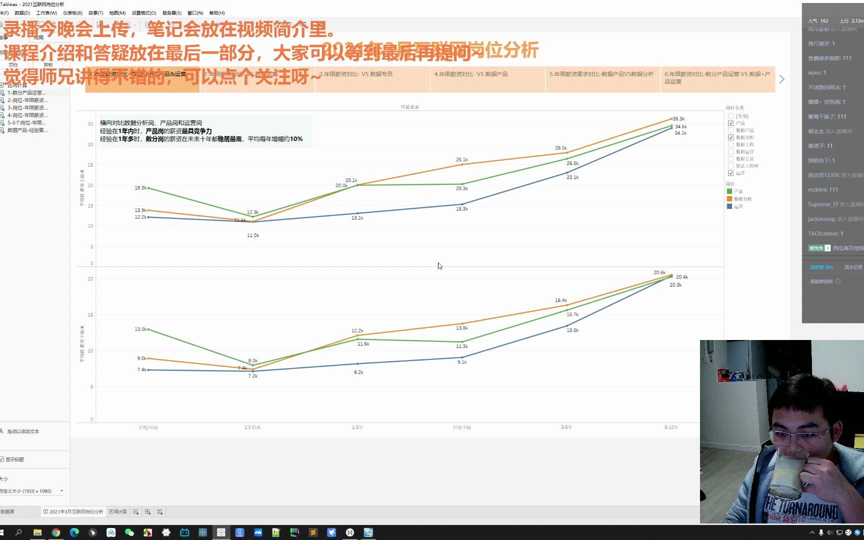 [图]【戴师兄】直播录屏-数据分析岗位薪资分析及岗位介绍