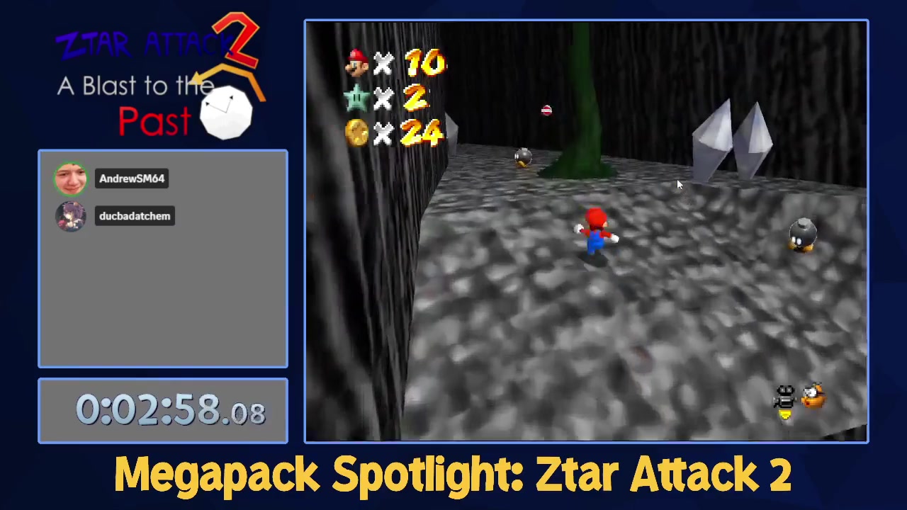 [sm64romhacks]megapack spotlight week 9: ztar attack 2: a blast